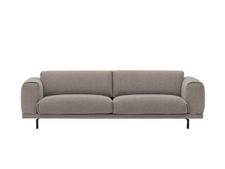 Muuto Rest Sofa 3-Sitzer, hearth 6 / schwarz Muuto Rest Sofa 3-Sitzer, hearth 6 / schwarz von Muuto
