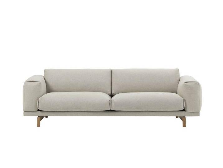 Muuto Rest Sofa 3-Sitzer, wooly 2256 / eiche natur Muuto Rest Sofa 3-Sitzer, wooly 2256 / eiche natur von Muuto