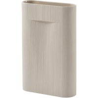 Muuto - Ridge Bodenvase, H 48,5 cm, beige von Muuto