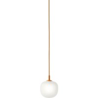 Muuto - Rime Pendelleuchte Ø 12 cm, opal / orange von Muuto