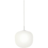 Muuto - Rime Pendelleuchte Ø 25 cm, opal / weiß von Muuto