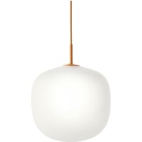 Muuto - Rime Pendelleuchte Ø 37 cm, opal / orange von Muuto