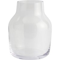 Muuto - Silent Vase, Ø 15 cm, klar von Muuto