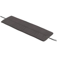 Muuto - Sitzkissen für Linear Steel Bank, L 110 cm, dunkelgrau von Muuto