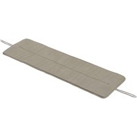 Muuto - Sitzkissen für Linear Steel Bank, L 110 cm, hellgrau von Muuto