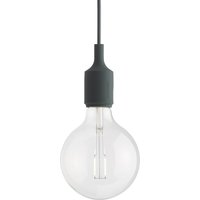 Muuto - Socket E27 LED-Pendelleuchte, dunkelgrün von Muuto