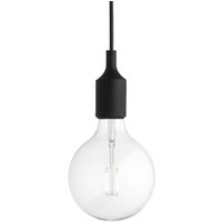 Muuto - Socket E27 LED-Pendelleuchte, schwarz von Muuto