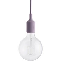 Muuto - Socket E27 LED-Pendelleuchte, staubiges flieder von Muuto