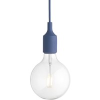 Muuto - Socket E27 LED-Pendelleuchte hellblau von Muuto