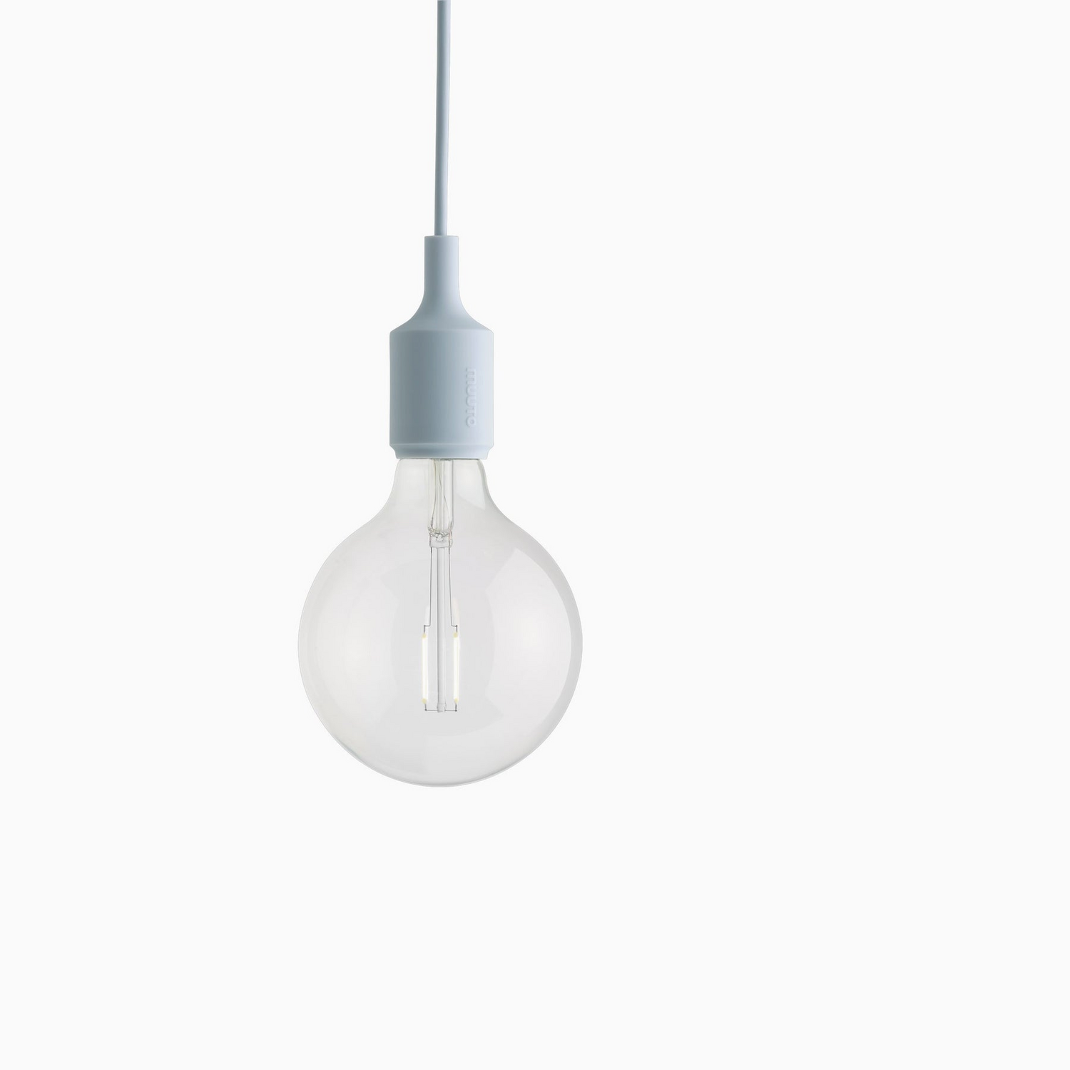 Muuto Socket E27 Led Pendelleuchte Lampe Hauptlicht Hellblau Skandinavisch B-Ware Muuto Socket E27 Led Pendelleuchte Lampe Hauptlicht Hellblau Skandinavisch B-Ware von Muuto