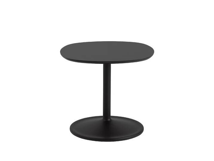 Muuto Soft Beistelltisch, 45 x 45 cm, höhe 40 cm, schwarz nanolaminat / schwarz von Muuto