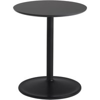 Muuto - Soft Beistelltisch, Ø 41 cm, H 48 cm, schwarz von Muuto