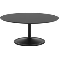 Muuto - Soft Couchtisch, Ø 95 cm, H 42 cm, schwarz von Muuto