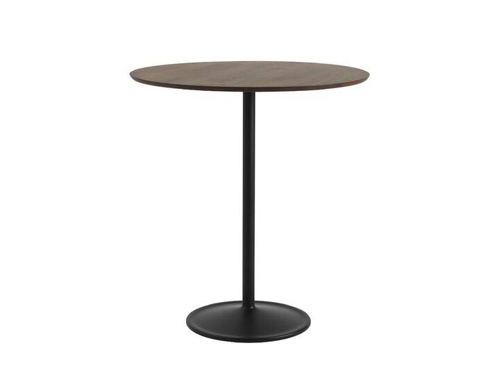 Muuto Soft Tisch, höhe 105 cm, eiche dunkel geölt / schwarz von Muuto