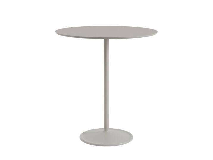 Muuto Soft Tisch, höhe 105 cm, grau linoleum / grau von Muuto