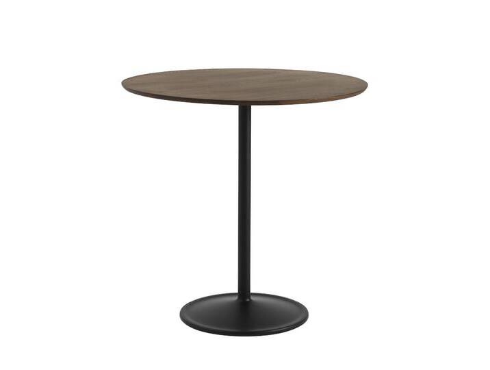 Muuto Soft Tisch, höhe 95 cm, eiche dunkel geölt / schwarz von Muuto