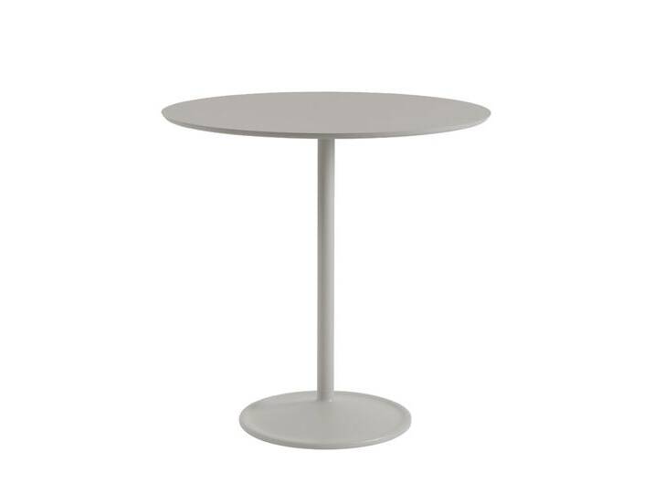 Muuto Soft Tisch, höhe 95 cm, grau linoleum / grau von Muuto