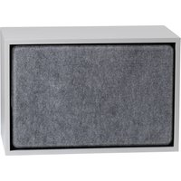 Muuto - Stacked Acoustic Panel, large, grey melange von Muuto