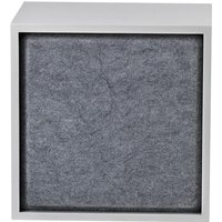 Muuto - Stacked Acoustic Panel, medium, grey melange von Muuto