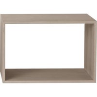 Muuto - Stacked System Regalmodul ohne Rückwand, large / Eiche von Muuto