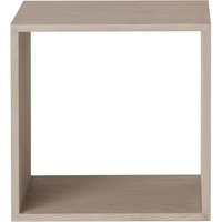 Muuto - Stacked System Regalmodul ohne Rückwand, medium / Eiche von Muuto