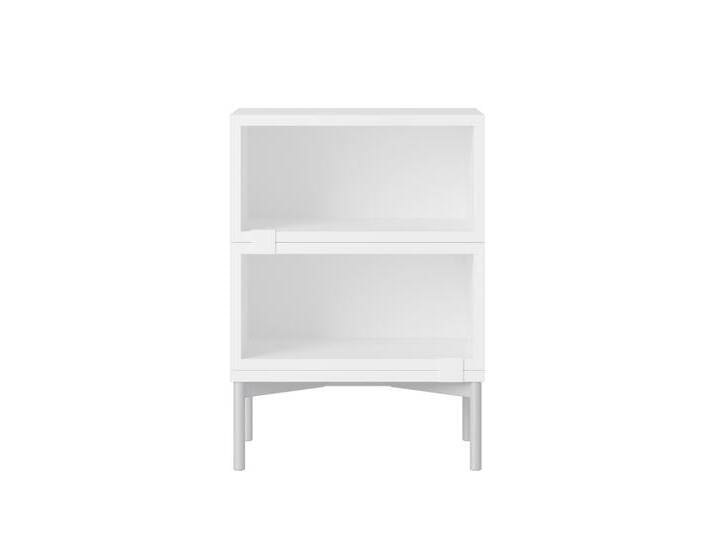 Muuto Stacked Storage Bedside Table - Configuration 1, weiß Muuto Stacked Storage Bedside Table - Configuration 1, weiß von Muuto