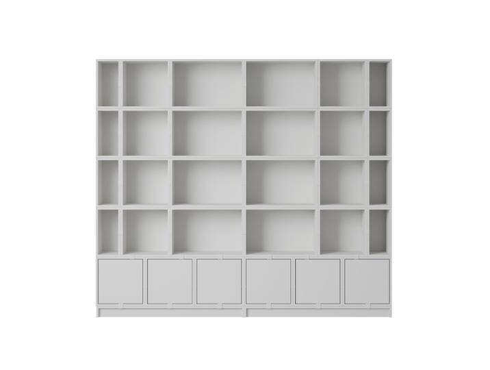 Muuto Stacked Storage Bookcase - Configuration 1, grau Muuto Stacked Storage Bookcase - Configuration 1, grau von Muuto