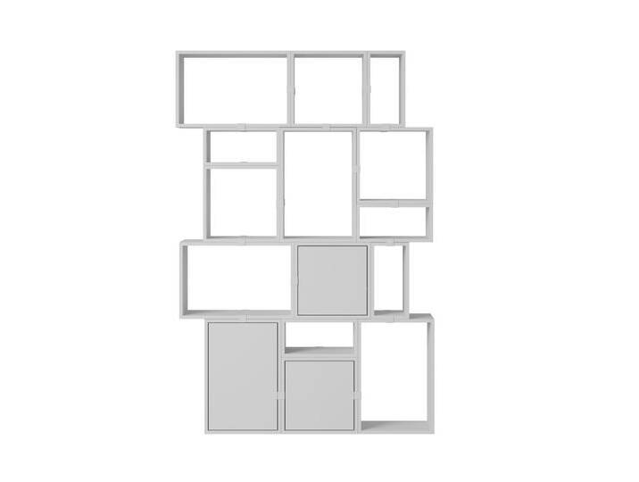 Muuto Stacked Storage Bookcase - Configuration 2, grau Muuto Stacked Storage Bookcase - Configuration 2, grau von Muuto