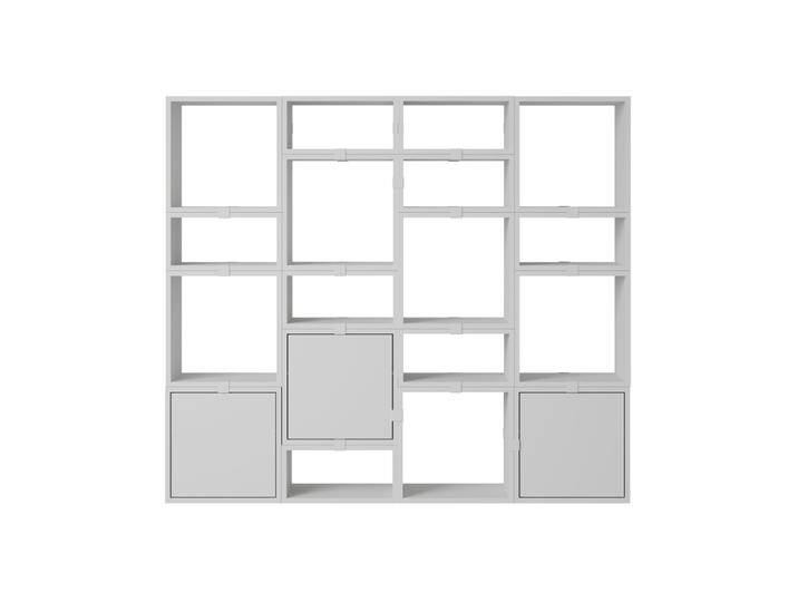 Muuto Stacked Storage Bookcase - Configuration 4, grau Muuto Stacked Storage Bookcase - Configuration 4, grau von Muuto