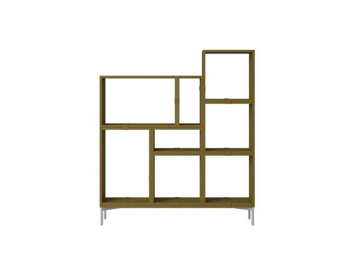 Muuto Stacked Storage Bookcase - Configuration 5, brown green Muuto Stacked Storage Bookcase - Configuration 5, brown green von Muuto
