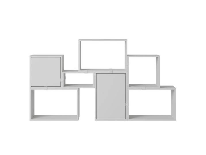 Muuto Stacked Storage Bookcase - Configuration 6, grau Muuto Stacked Storage Bookcase - Configuration 6, grau von Muuto
