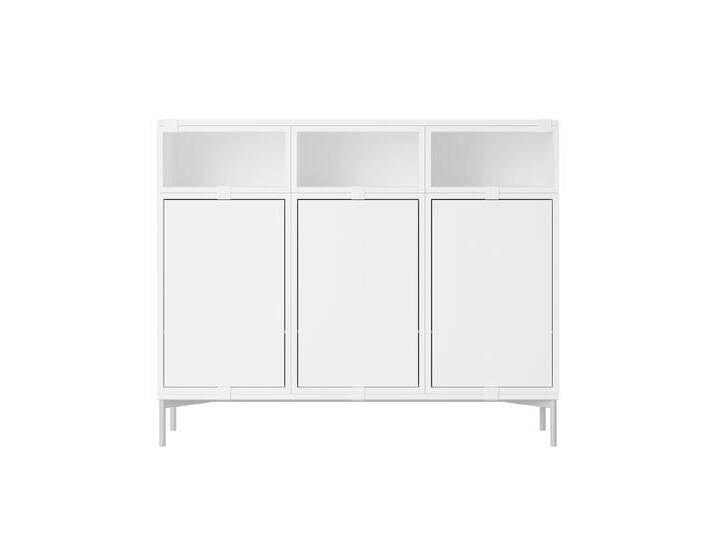 Muuto Stacked Storage Sideboard - Configuration 3, weiß Muuto Stacked Storage Sideboard - Configuration 3, weiß von Muuto
