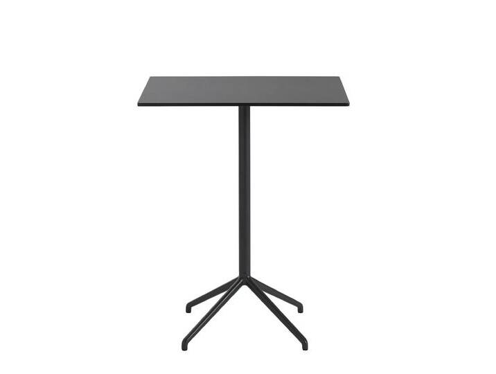 Muuto Still Cafe Bar-/Tresentisch, 75 x 65 cm, schwarz nanolaminat / schwarz von Muuto