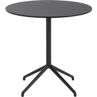 Muuto - Still Café Tisch, Ø 75 x H 73 cm, schwarz von Muuto