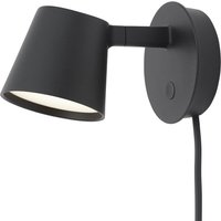 Muuto - Tip LED-Wandleuchte, schwarz von Muuto