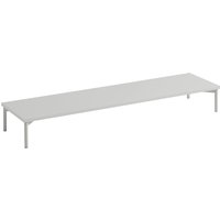 Muuto - Tube Podium für Stacked System 131 x 35 cm, grau / grau von Muuto
