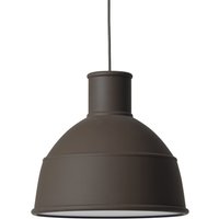Muuto - Unfold Pendelleuchte, dunkelbraun von Muuto