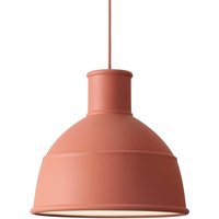 Muuto - Unfold Pendelleuchte, terrakotta von Muuto