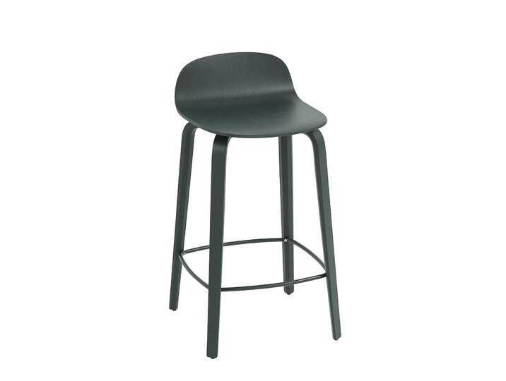 Muuto Visu Barhocker, höhe 65 cm, dunkelgrün von Muuto