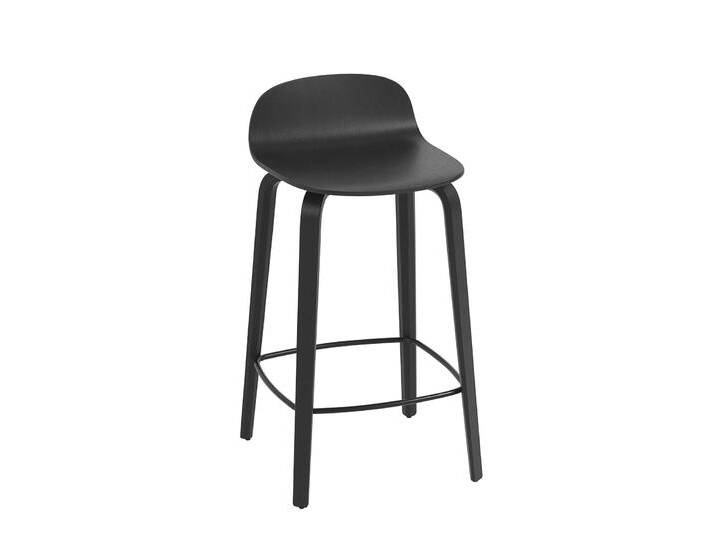 Muuto Visu Barhocker, höhe 65 cm, schwarz von Muuto