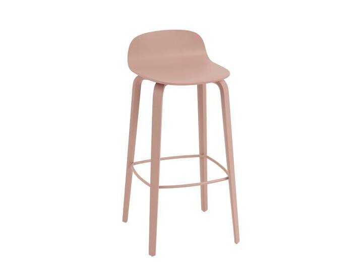 Muuto Visu Barhocker, höhe 75 cm, tan rose von Muuto