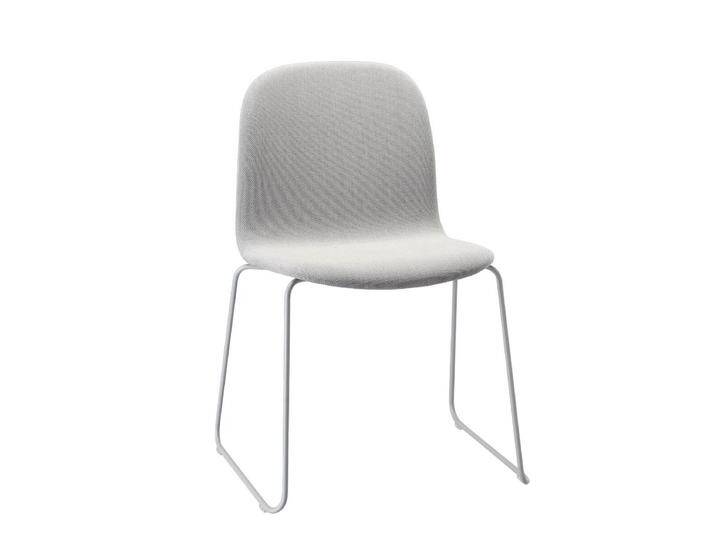 Muuto Visu Chair, sled base, steelcut trio 133 / grau von Muuto