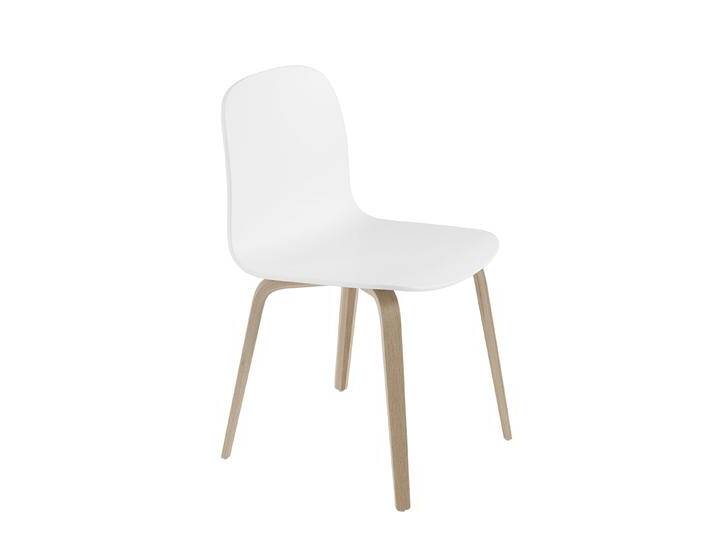 Muuto Visu Chair, wood base, weiß / eiche natur Muuto Visu Chair, wood base, weiß / eiche natur von Muuto