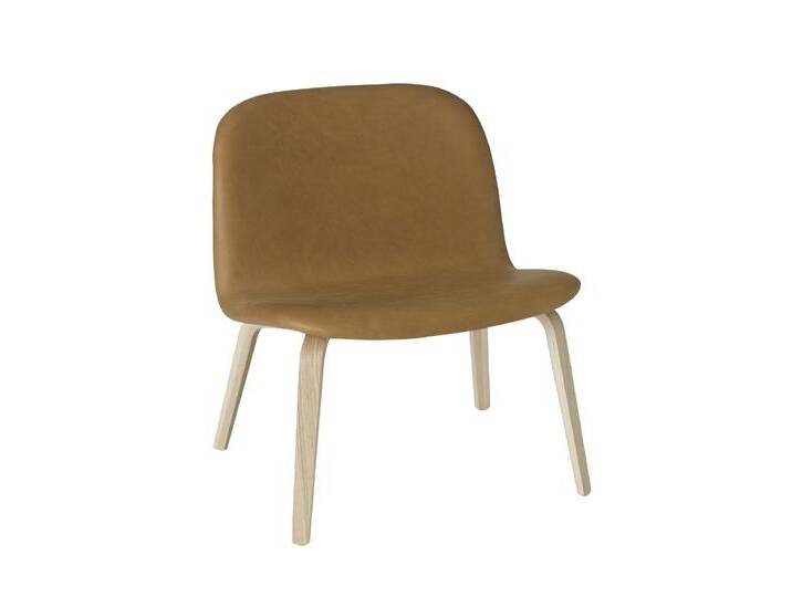Muuto Visu Lounge Chair, refine leder cognac / eiche natur Muuto Visu Lounge Chair, refine leder cognac / eiche natur von Muuto