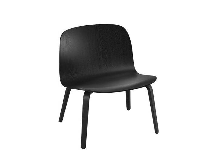 Muuto Visu Lounge Chair, schwarz von Muuto