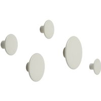 Muuto - Wandhaken ""The Dots"""" 5er-Set, off-white" von Muuto