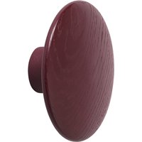 Muuto - Wandhaken ""The Dots"""" single large, burgundy" von Muuto