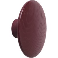 Muuto - Wandhaken ""The Dots"""" single medium, burgundy" von Muuto