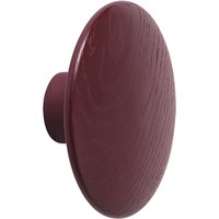 Muuto - Wandhaken ""The Dots"""" single small, burgundy" von Muuto