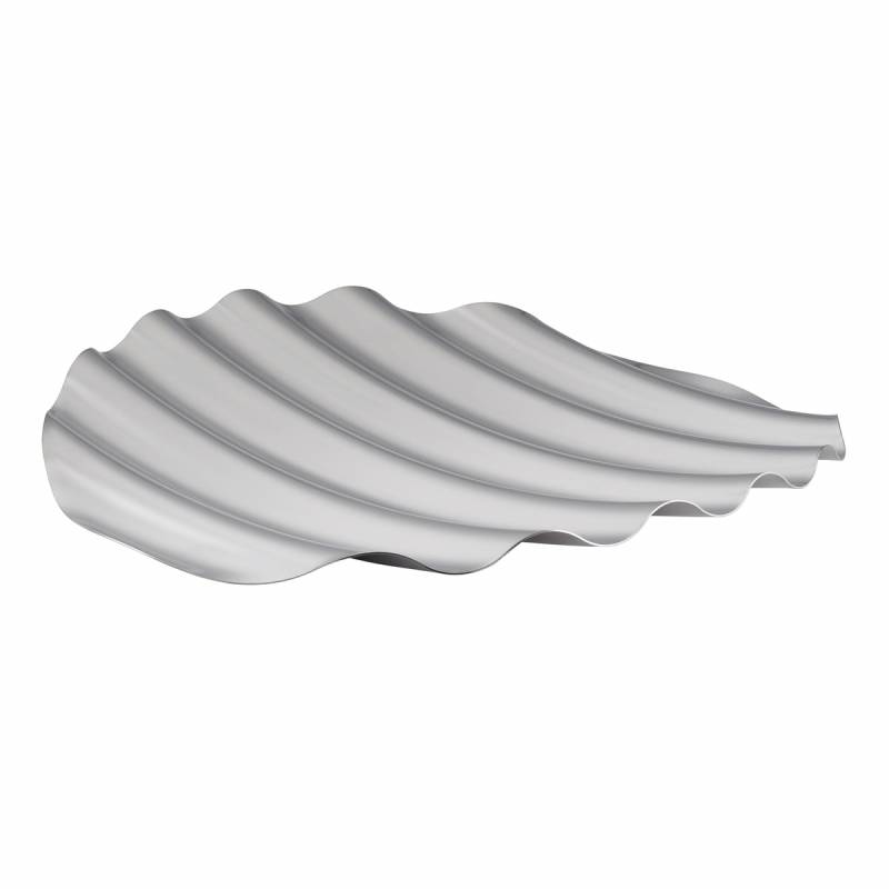 Muuto Wave Tablett Serviertablett Küchentablett Edelstahltablett Edelstahl176 von Muuto
